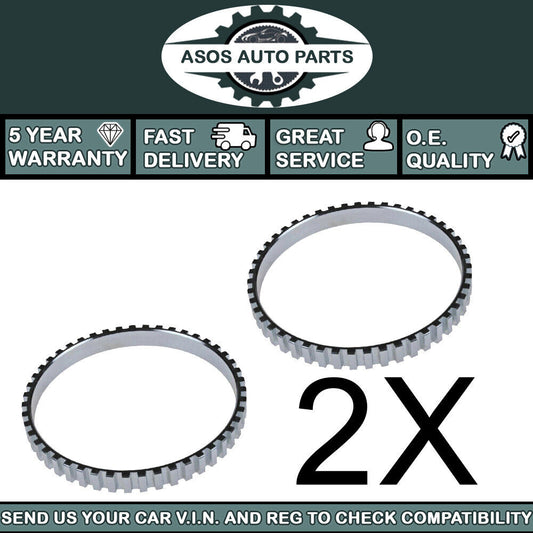 2X ABS RELUCTOR PICK UP RING Fits CHRYSLER LE BARON SARATOGA STRATUS