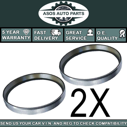 2X ABS MAGNETIC PICK UP RING FITS VOLVO V70 MK3 [2007-2015] REAR