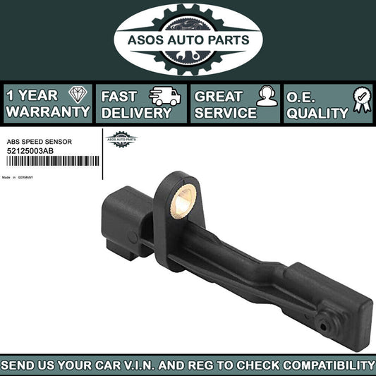 REAR ABS SPEED SENSOR Fits DODGE JEEP 52125003AB