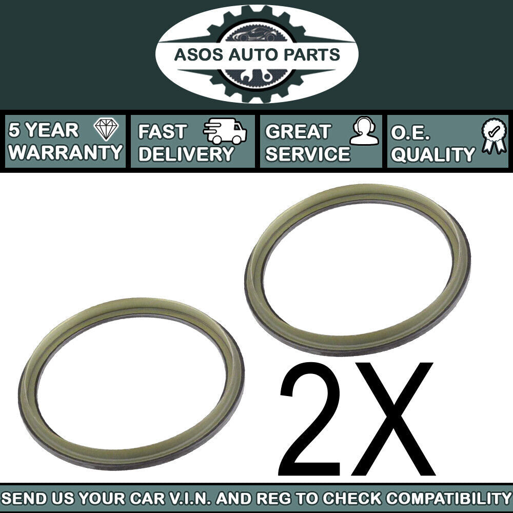 2X ABS MAGNETIC PICK UP RING FITS VW GOLF PLUS MK5 CADDY MK3 JETTA MK4 REAR