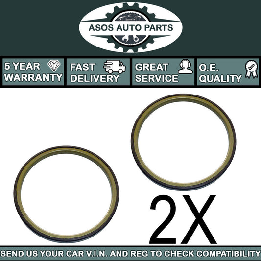 2X ABS MAGNETIC PICK UP RING FITS IVECO DAILY LINE TOURYS FRONT