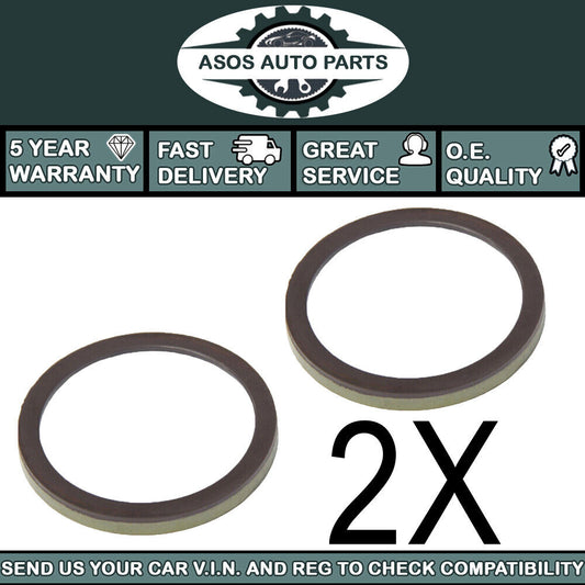 2X ABS MAGNETIC PICK UP RING FITS RENAULT CLIO 3 SCENIC MEGANE MODUS TWINGO/WIND