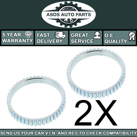 2X ABS RELUCTOR PICK UP RING Fits FORD EDGE LINCOLN MKX 3.5 L 3.7 L