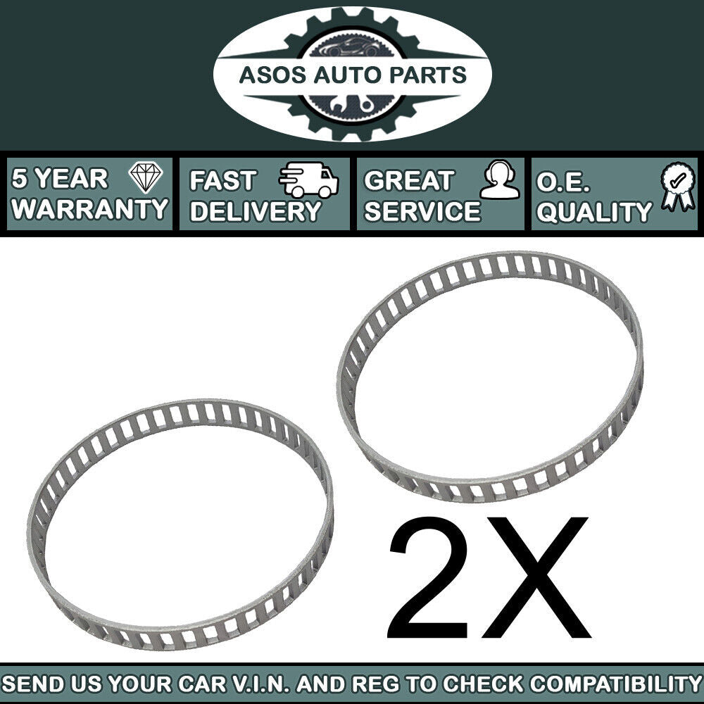 2X ABS RELUCTOR PICK UP RING Fits MERCEDES SL R129 SLK R170