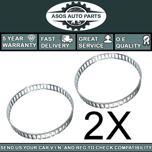 2X ABS RELUCTOR PICK UP RING Fits RENAULT MASTER MK2 1998-2010 2.5 dCi