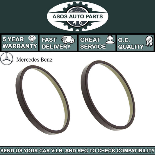 2X MERCEDES CLS-CLASS C218 C219 X218 MAGNETIC ABS PICK UP RING REAR