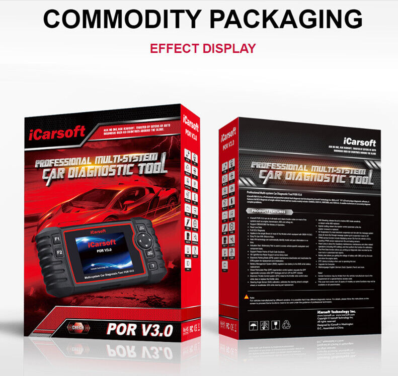 iCARSOFT POR V3.0 - PORSCHE  - 2023 - DIAGNOSTIC TOOL