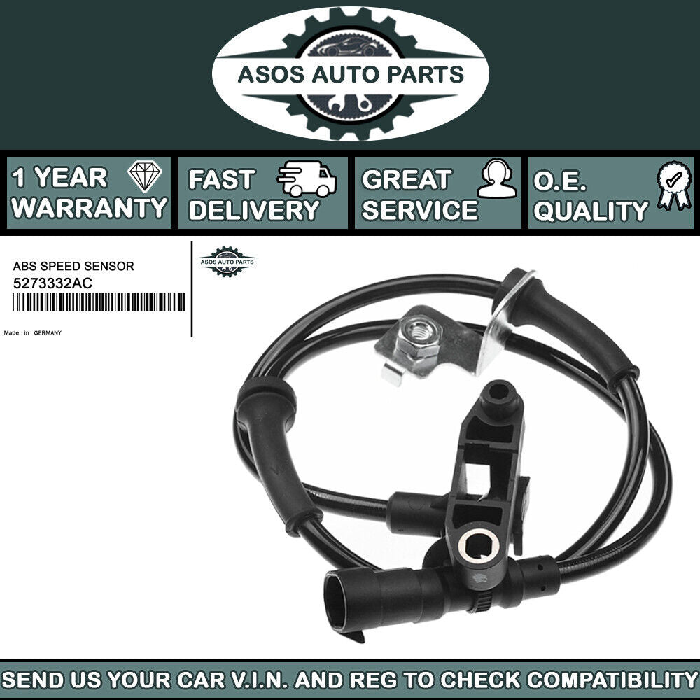 FRONT RIGHT ABS SPEED SENSOR Fits CHRYSLER NEON II PT CRUISER 5273332AC