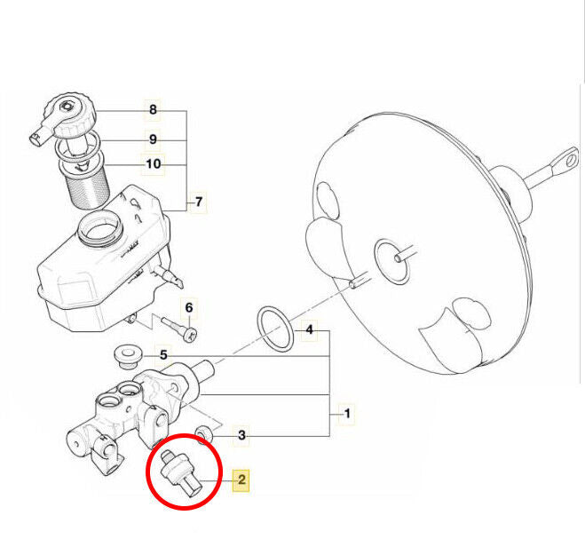 DSC DYNAMIC STABILITY CONTROL BRAKE PRESSURE SENSOR Fits BMW 6 SERIES E63 E64