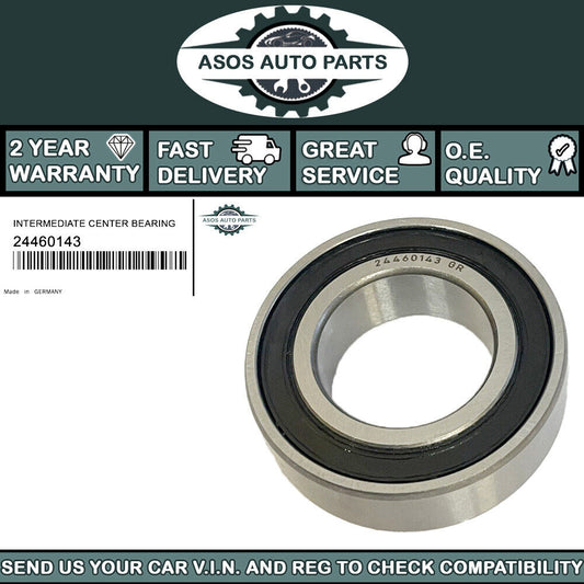 DRIVESHAFT INTERMEDIATE CENTER BEARING Fits VAUXHALL ASTRA CORSA MERIVA ZAFIRA