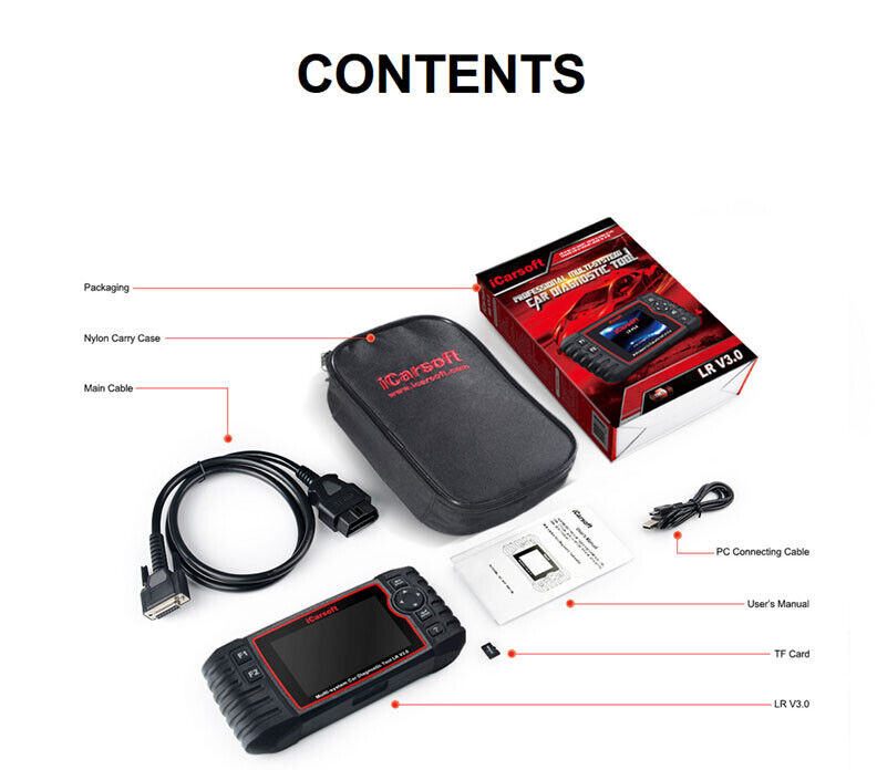 iCARSOFT LR V3.0 - JAGUAR LAND ROVER - 2023 - DIAGNOSTIC TOOL