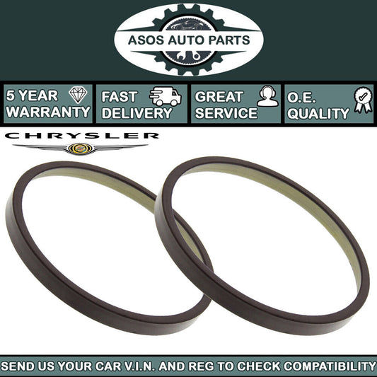 2X CHRYSLER 300C MAGNETIC ABS PICK UP RING [2004-ON] REAR