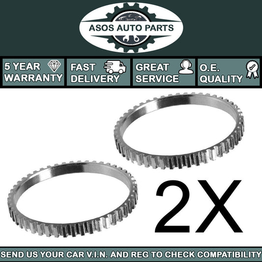 2X ABS RELUCTOR PICK UP RING Fits RENAULT ARKANA MK1 1.3 TCe 1.6