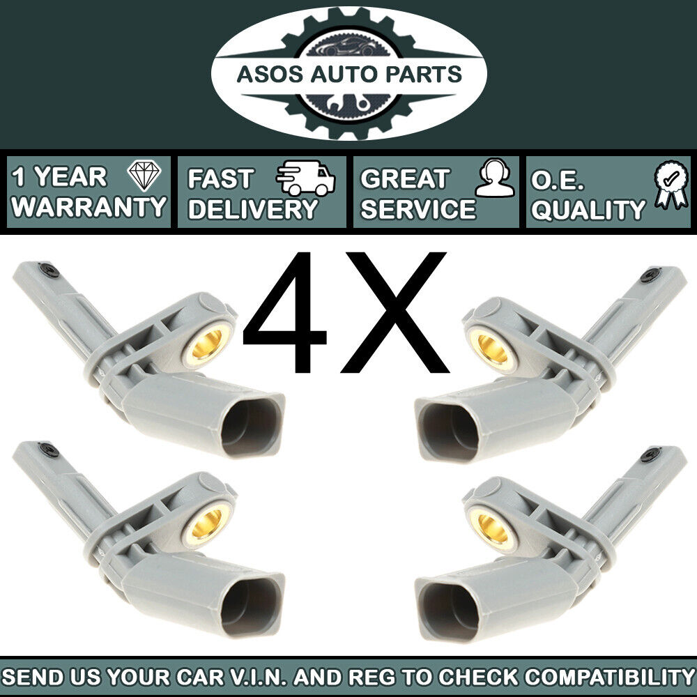 4X ABS SPEED SENSOR Fits VW ARTEON CADDY CC CRAFTER GOLF WHT003856A WHT003857A