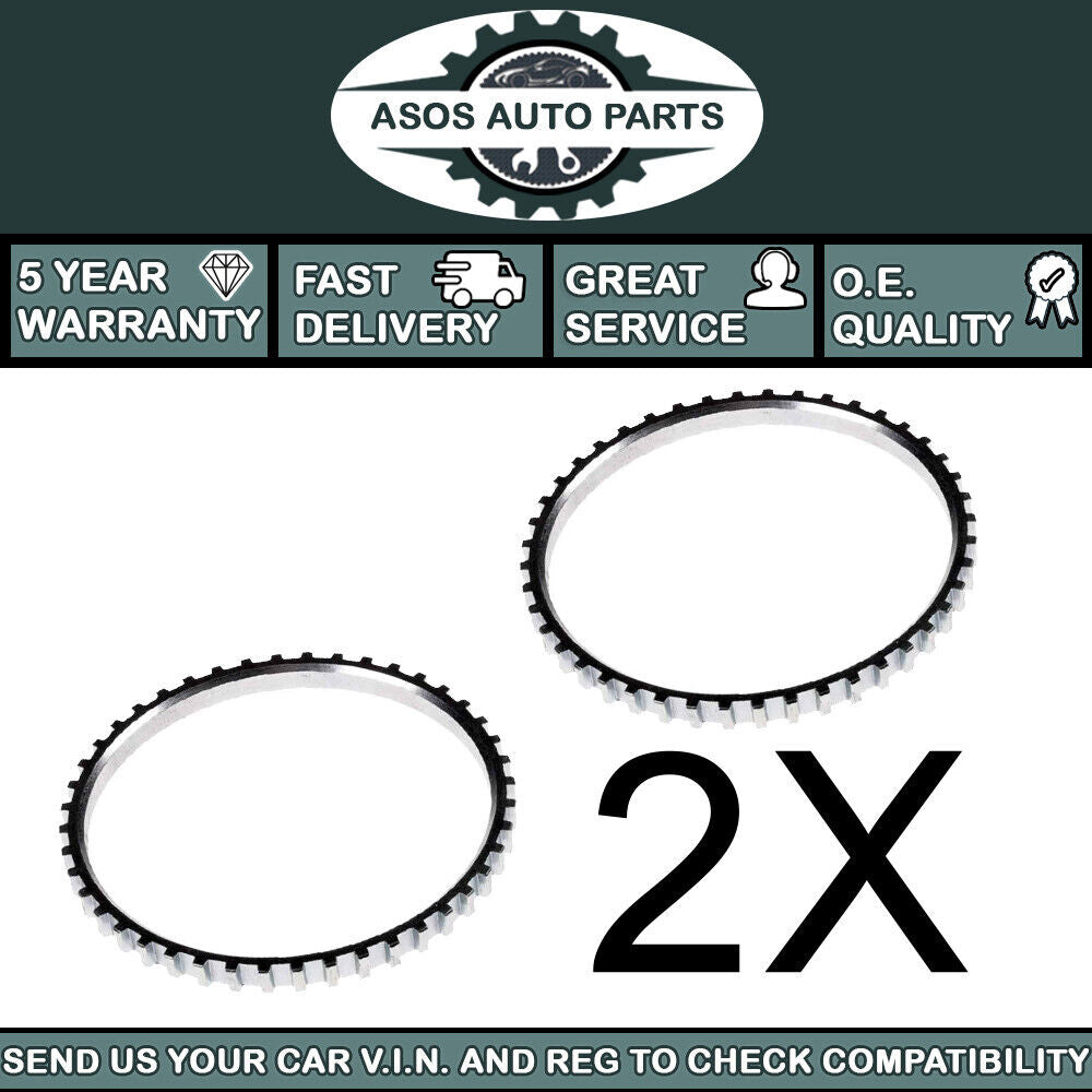 2X ABS RELUCTOR PICK UP RING Fits MAZDA MK3 MX-5 NC 9 2005-2014 1.8 2.0