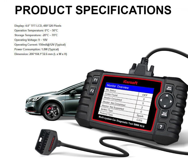 iCARSOFT BMM V3.0 - BMW - 2023 - DIAGNOSTIC TOOL