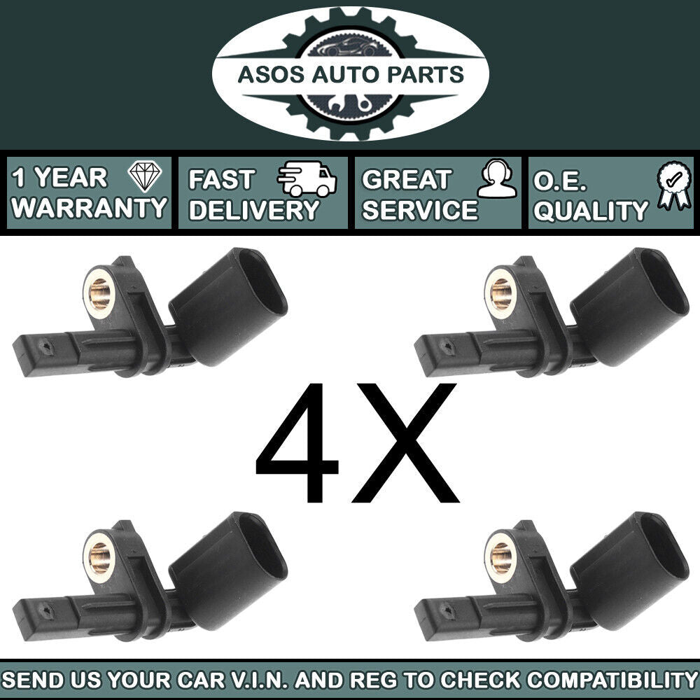 4X ABS SPEED SENSOR Fits AUDI Q7 PORSCHE CAYENNE VW TOUAREG WHT005651