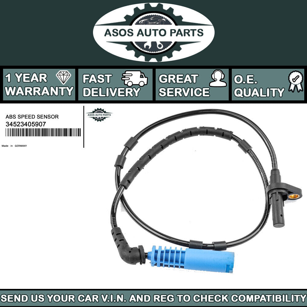 REAR ABS SPEED SENSOR Fits BMW X3 E83 2.0 2.5 3.0 34523405907