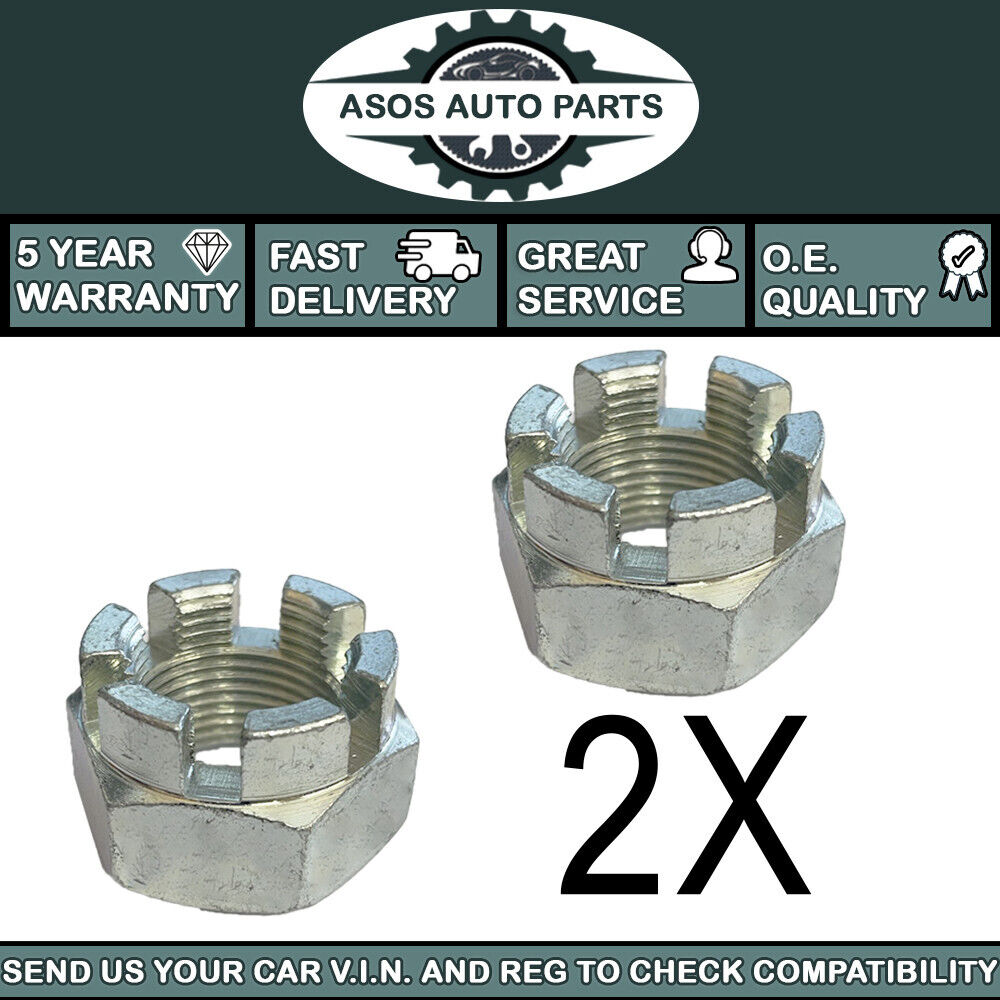 2X FRONT DRIVESHAFT AXLE SPINDLE HUB NUT Fits JEEP COMPASS PATRIOT