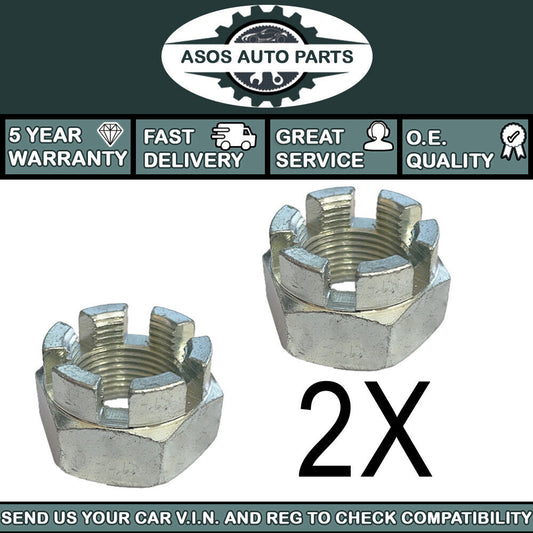 2X FRONT DRIVESHAFT AXLE SPINDLE HUB NUT Fits JEEP COMPASS PATRIOT