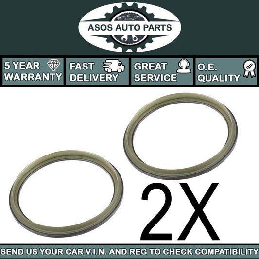 2X ABS MAGNETIC PICK UP RING FITS VW GOLF MK7 REAR